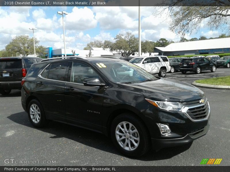 Mosaic Black Metallic / Jet Black 2018 Chevrolet Equinox LT