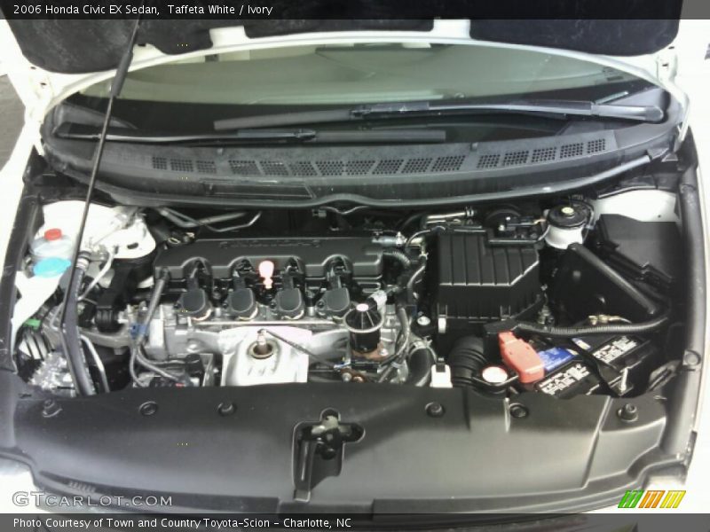 Taffeta White / Ivory 2006 Honda Civic EX Sedan