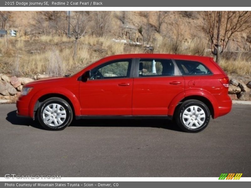 Redline 2 Coat Pearl / Black 2015 Dodge Journey SE