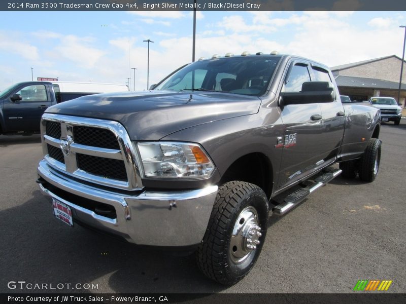Bright Silver Metallic / Black/Diesel Gray 2014 Ram 3500 Tradesman Crew Cab 4x4