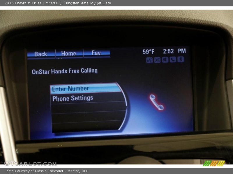 Tungsten Metallic / Jet Black 2016 Chevrolet Cruze Limited LT