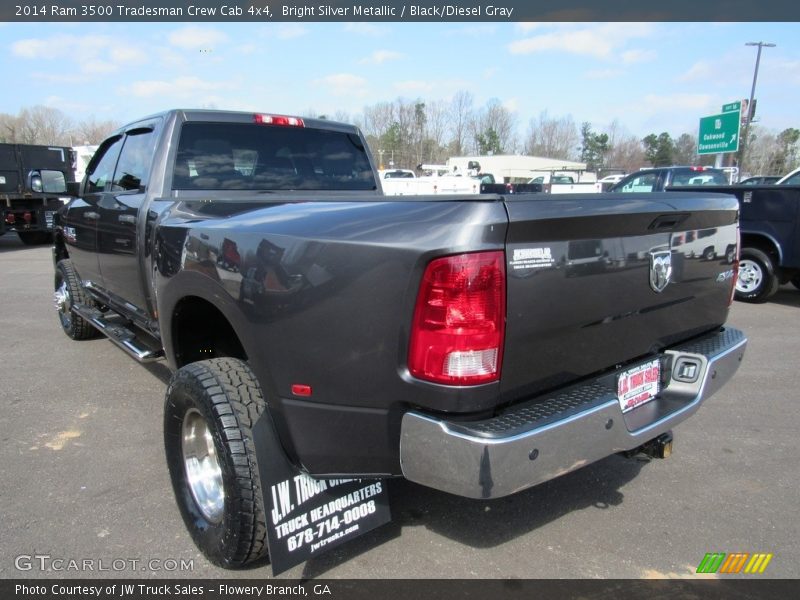 Bright Silver Metallic / Black/Diesel Gray 2014 Ram 3500 Tradesman Crew Cab 4x4