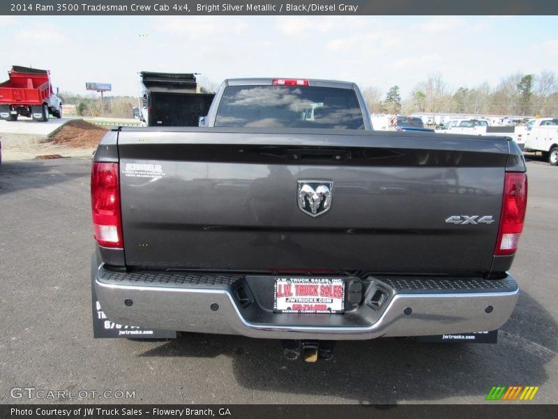 Bright Silver Metallic / Black/Diesel Gray 2014 Ram 3500 Tradesman Crew Cab 4x4