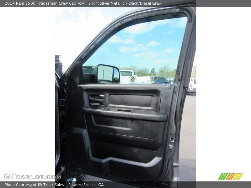 Bright Silver Metallic / Black/Diesel Gray 2014 Ram 3500 Tradesman Crew Cab 4x4