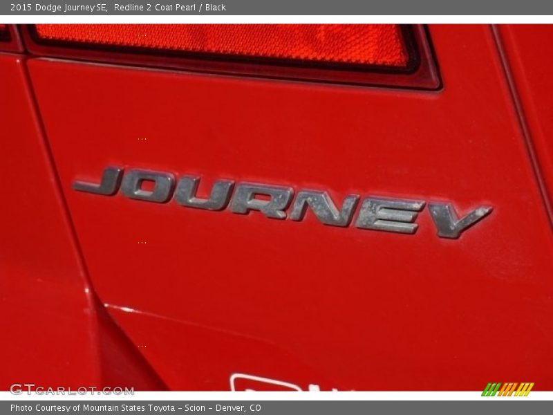 Redline 2 Coat Pearl / Black 2015 Dodge Journey SE