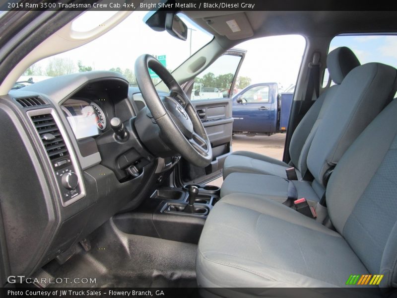 Bright Silver Metallic / Black/Diesel Gray 2014 Ram 3500 Tradesman Crew Cab 4x4