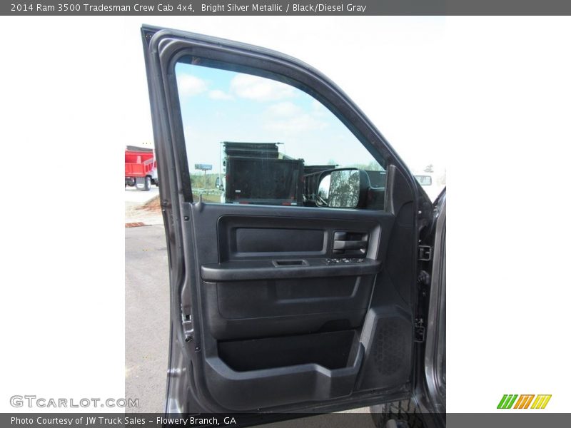 Bright Silver Metallic / Black/Diesel Gray 2014 Ram 3500 Tradesman Crew Cab 4x4