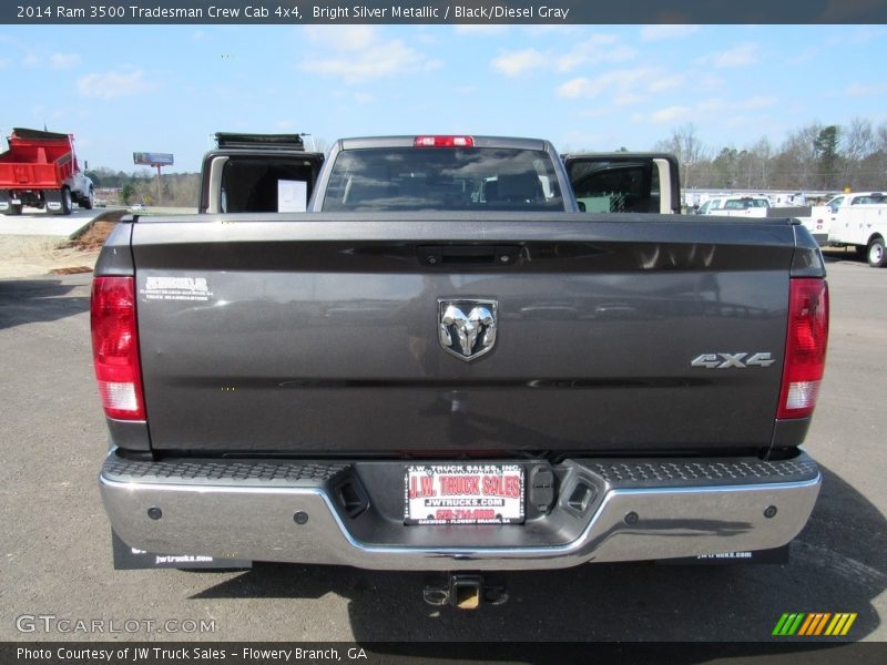 Bright Silver Metallic / Black/Diesel Gray 2014 Ram 3500 Tradesman Crew Cab 4x4