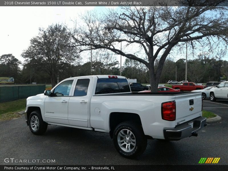 Summit White / Dark Ash/Jet Black 2018 Chevrolet Silverado 1500 LT Double Cab
