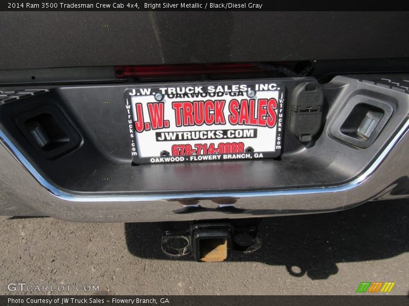 Bright Silver Metallic / Black/Diesel Gray 2014 Ram 3500 Tradesman Crew Cab 4x4