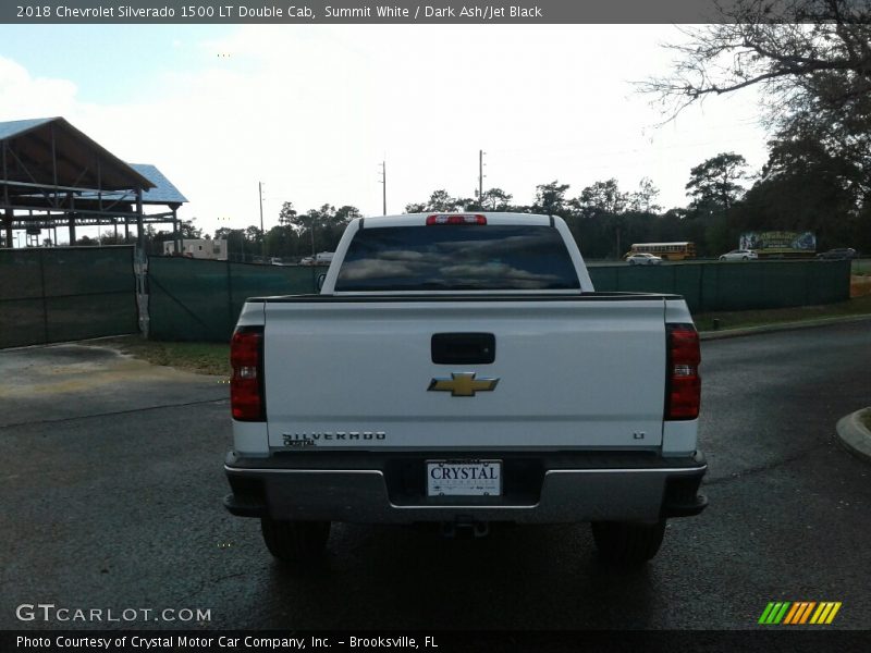 Summit White / Dark Ash/Jet Black 2018 Chevrolet Silverado 1500 LT Double Cab