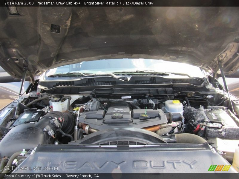 Bright Silver Metallic / Black/Diesel Gray 2014 Ram 3500 Tradesman Crew Cab 4x4
