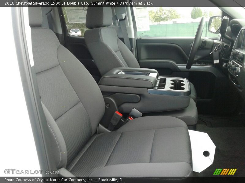 Summit White / Dark Ash/Jet Black 2018 Chevrolet Silverado 1500 LT Double Cab