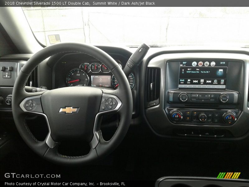 Summit White / Dark Ash/Jet Black 2018 Chevrolet Silverado 1500 LT Double Cab