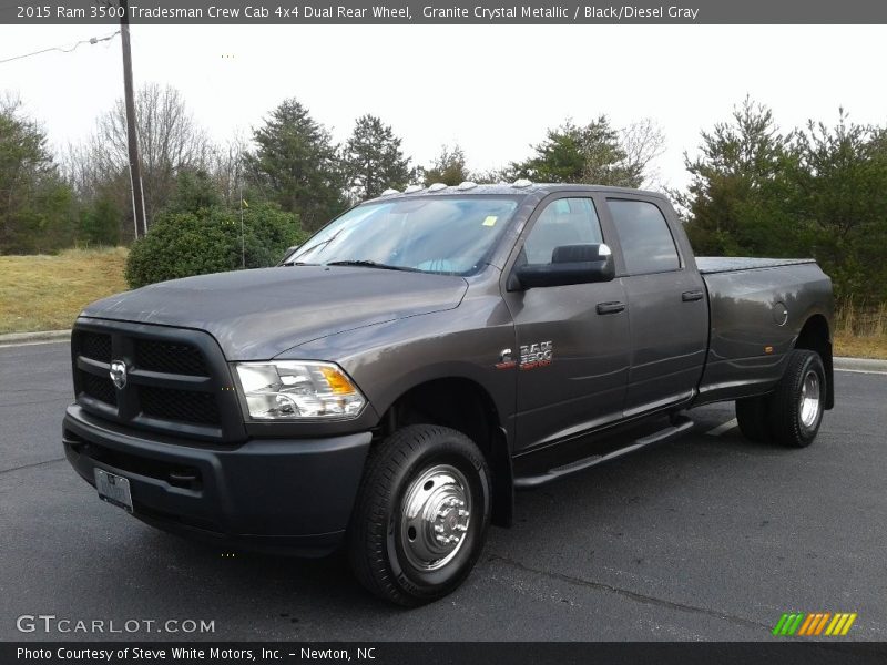 Granite Crystal Metallic / Black/Diesel Gray 2015 Ram 3500 Tradesman Crew Cab 4x4 Dual Rear Wheel