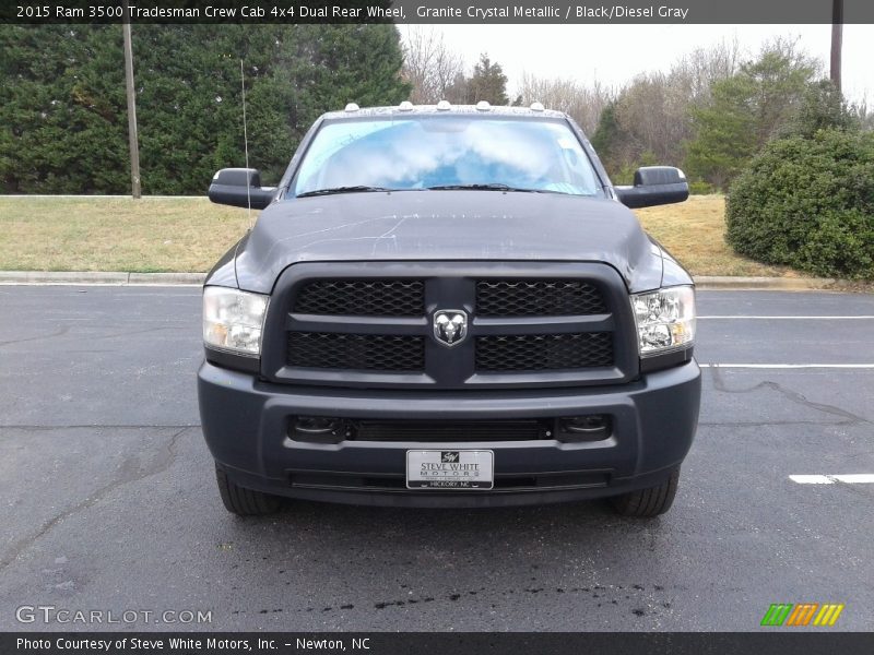 Granite Crystal Metallic / Black/Diesel Gray 2015 Ram 3500 Tradesman Crew Cab 4x4 Dual Rear Wheel