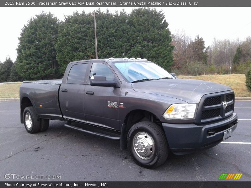 Granite Crystal Metallic / Black/Diesel Gray 2015 Ram 3500 Tradesman Crew Cab 4x4 Dual Rear Wheel