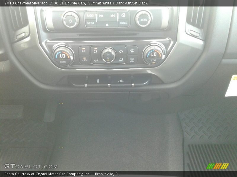 Summit White / Dark Ash/Jet Black 2018 Chevrolet Silverado 1500 LT Double Cab