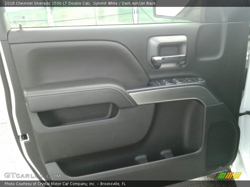 Summit White / Dark Ash/Jet Black 2018 Chevrolet Silverado 1500 LT Double Cab