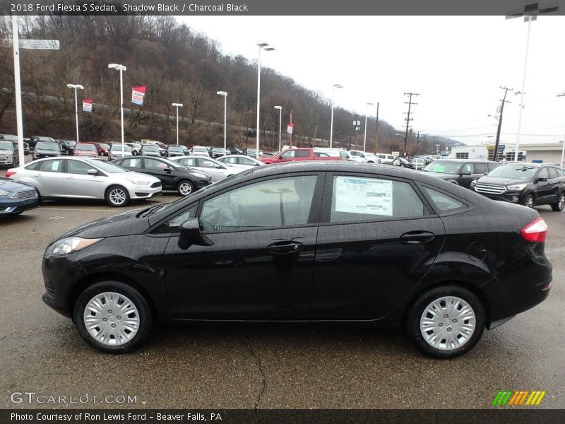 Shadow Black / Charcoal Black 2018 Ford Fiesta S Sedan