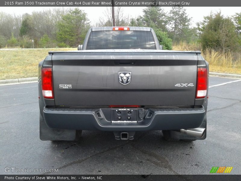 Granite Crystal Metallic / Black/Diesel Gray 2015 Ram 3500 Tradesman Crew Cab 4x4 Dual Rear Wheel