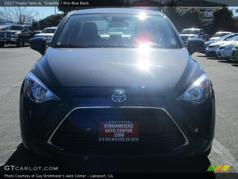 Graphite / Mid-Blue Black 2017 Toyota Yaris iA