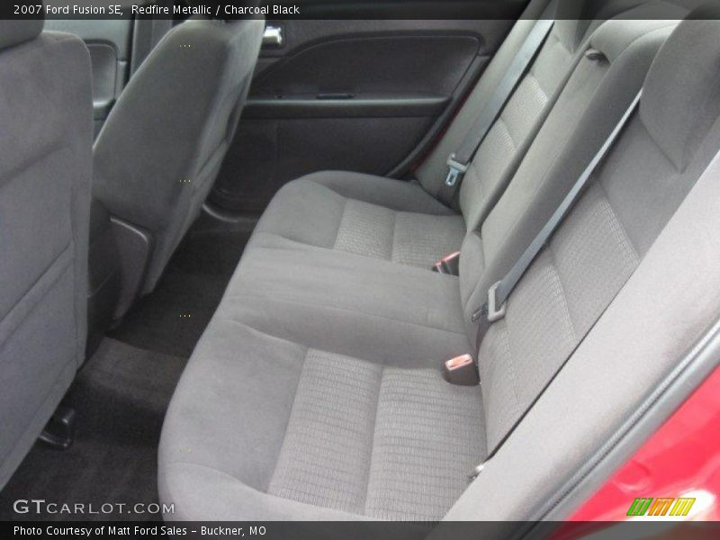 Redfire Metallic / Charcoal Black 2007 Ford Fusion SE