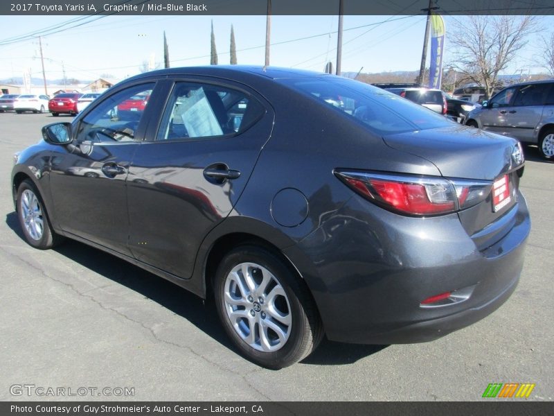 Graphite / Mid-Blue Black 2017 Toyota Yaris iA