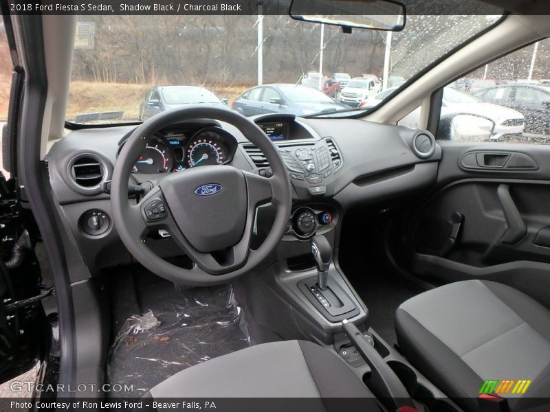 Shadow Black / Charcoal Black 2018 Ford Fiesta S Sedan