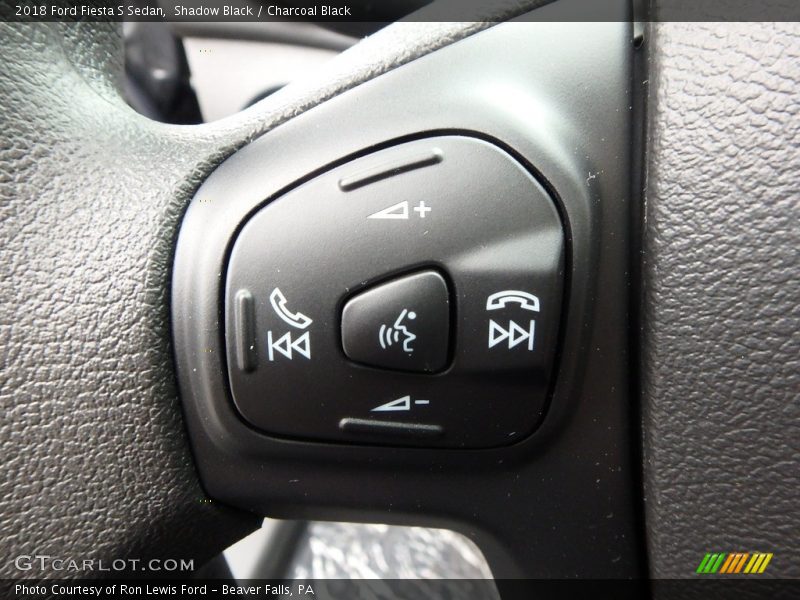 Shadow Black / Charcoal Black 2018 Ford Fiesta S Sedan