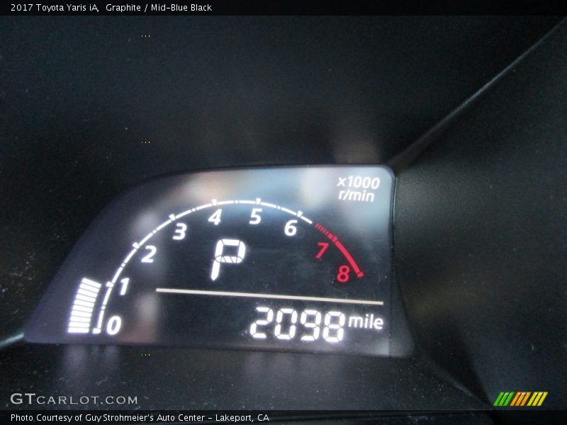 Graphite / Mid-Blue Black 2017 Toyota Yaris iA