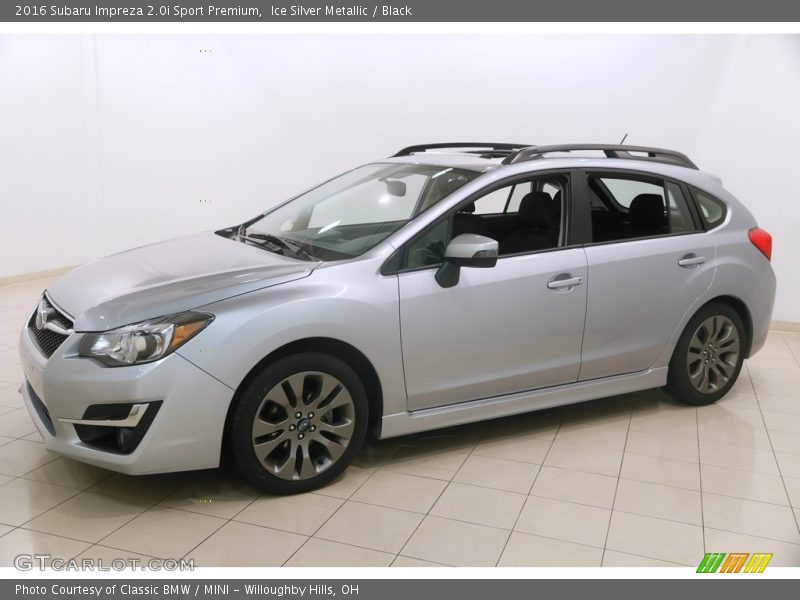 Ice Silver Metallic / Black 2016 Subaru Impreza 2.0i Sport Premium