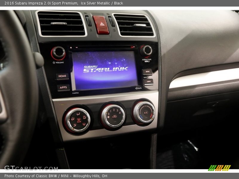 Ice Silver Metallic / Black 2016 Subaru Impreza 2.0i Sport Premium