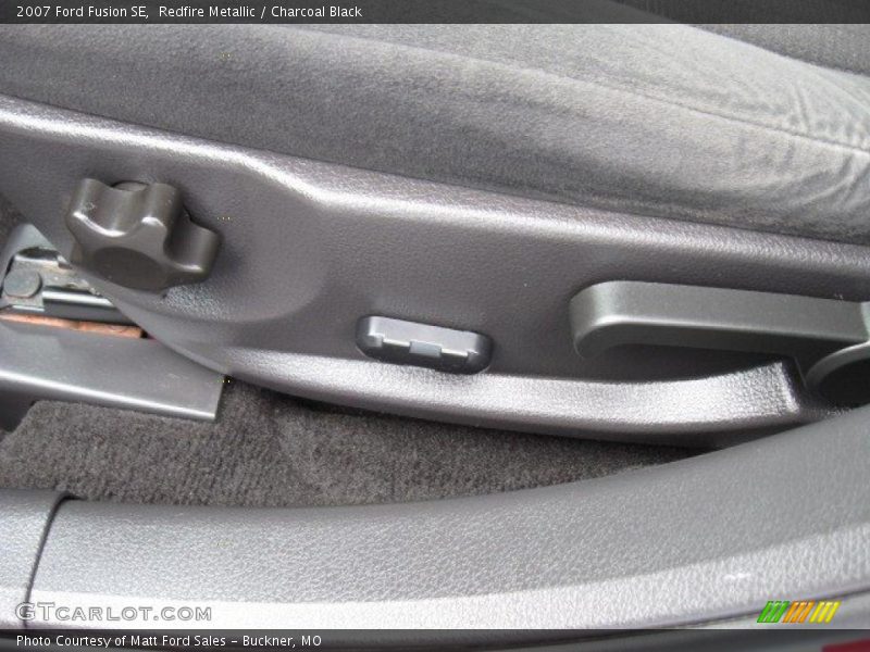 Redfire Metallic / Charcoal Black 2007 Ford Fusion SE