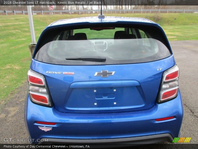 Kinetic Blue Metallic / Jet Black 2018 Chevrolet Sonic LT Hatchback