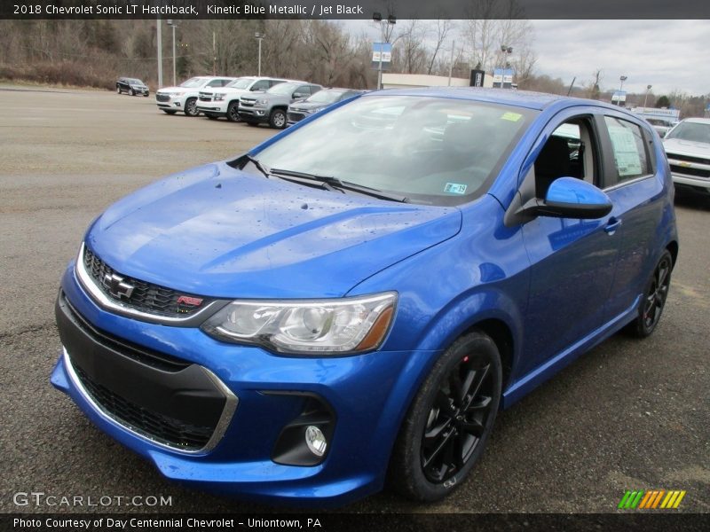 Kinetic Blue Metallic / Jet Black 2018 Chevrolet Sonic LT Hatchback