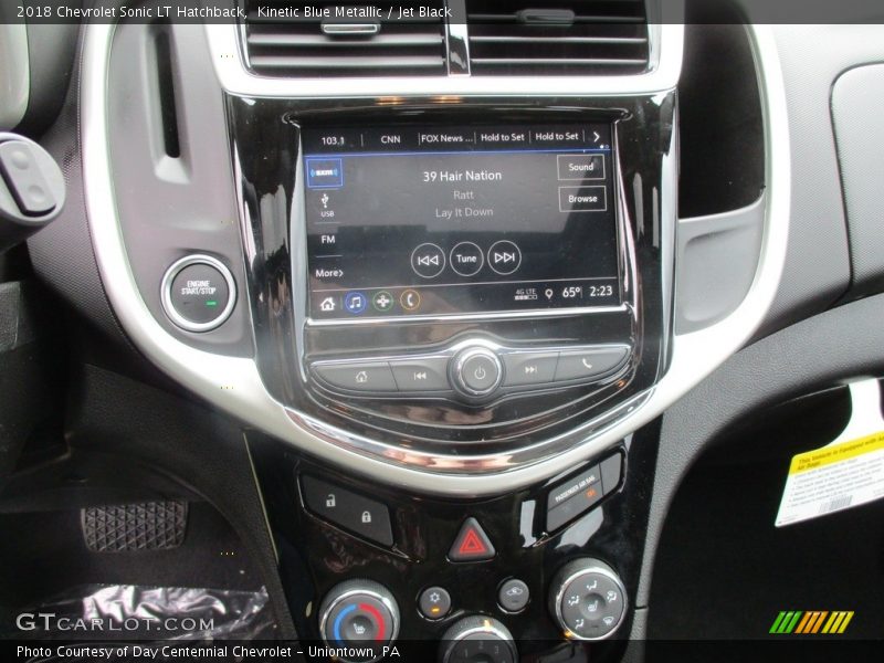 Controls of 2018 Sonic LT Hatchback