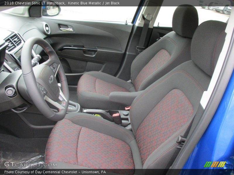 Kinetic Blue Metallic / Jet Black 2018 Chevrolet Sonic LT Hatchback