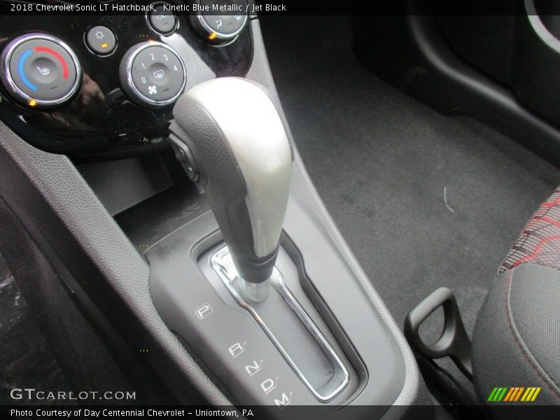 Kinetic Blue Metallic / Jet Black 2018 Chevrolet Sonic LT Hatchback