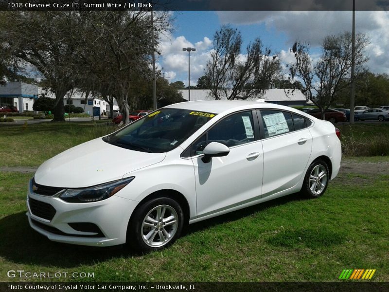Summit White / Jet Black 2018 Chevrolet Cruze LT