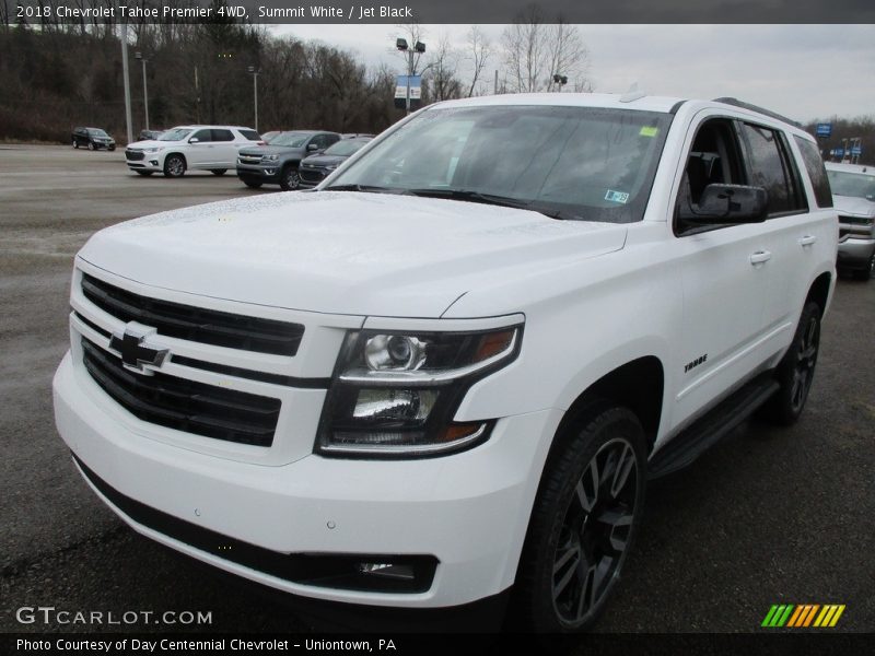 Summit White / Jet Black 2018 Chevrolet Tahoe Premier 4WD