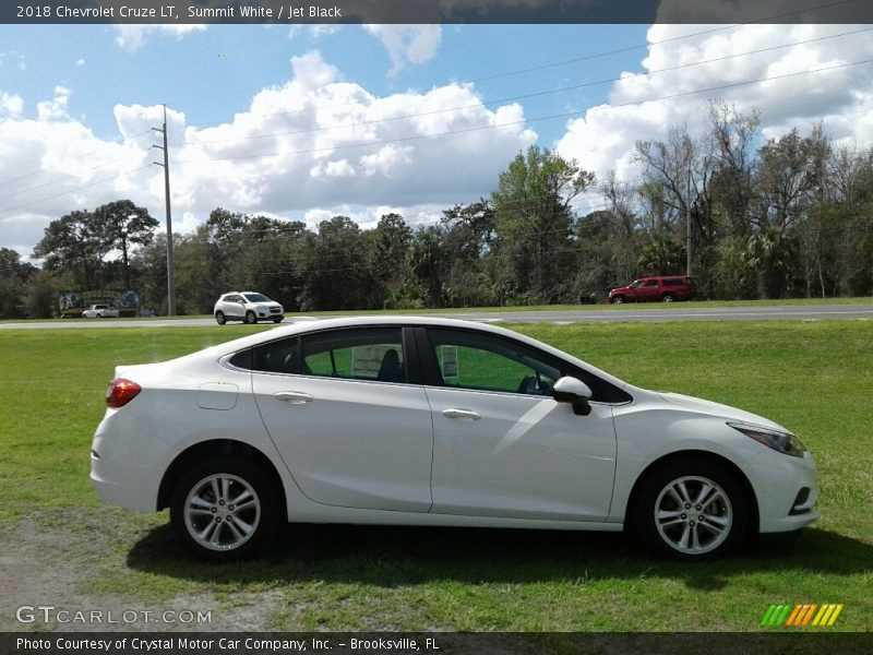 Summit White / Jet Black 2018 Chevrolet Cruze LT