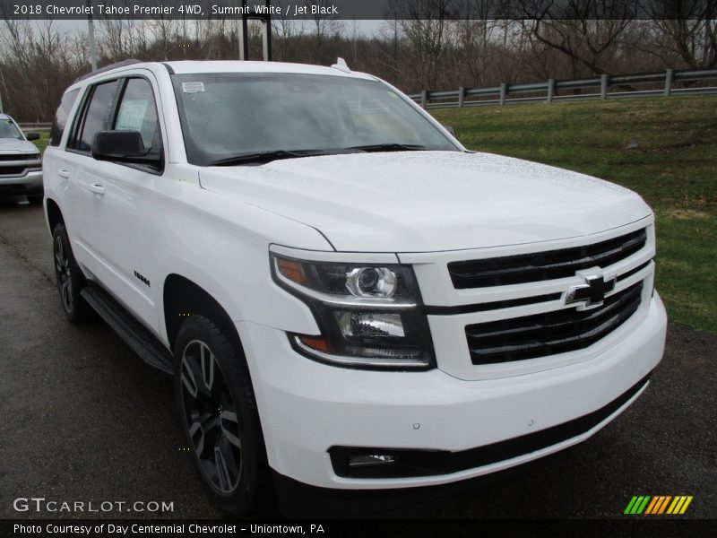 Summit White / Jet Black 2018 Chevrolet Tahoe Premier 4WD