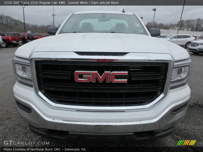 Summit White / Dark Ash/Jet Black 2018 GMC Sierra 1500 Regular Cab 4WD