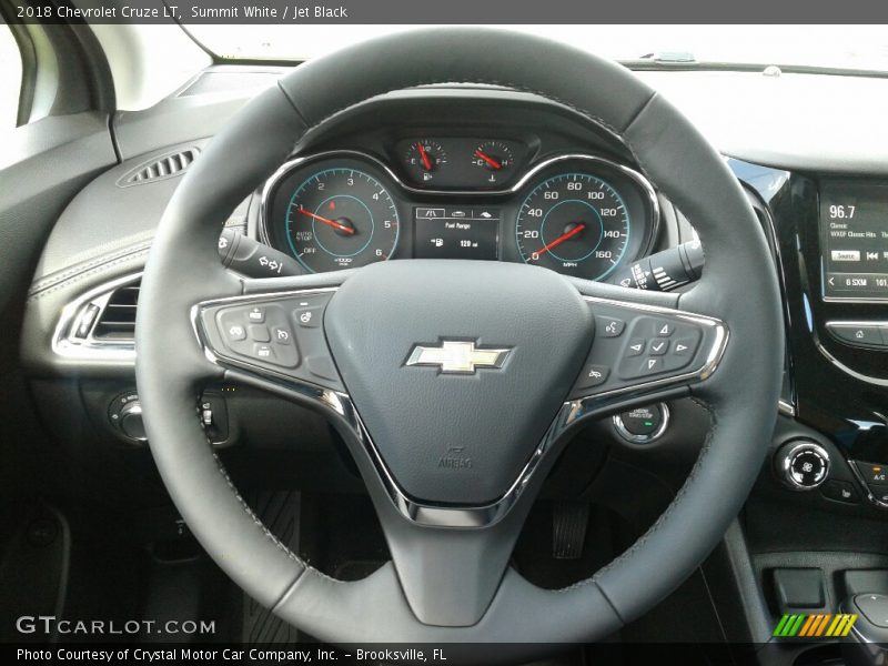 Summit White / Jet Black 2018 Chevrolet Cruze LT
