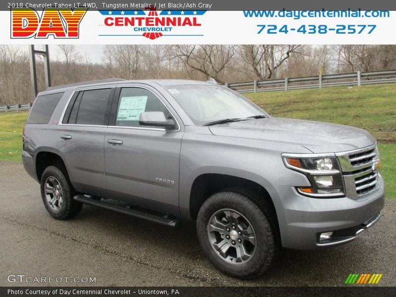Tungsten Metallic / Jet Black/Ash Gray 2018 Chevrolet Tahoe LT 4WD
