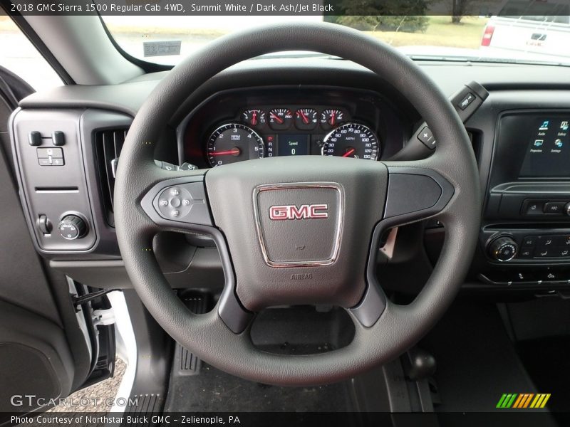 Summit White / Dark Ash/Jet Black 2018 GMC Sierra 1500 Regular Cab 4WD