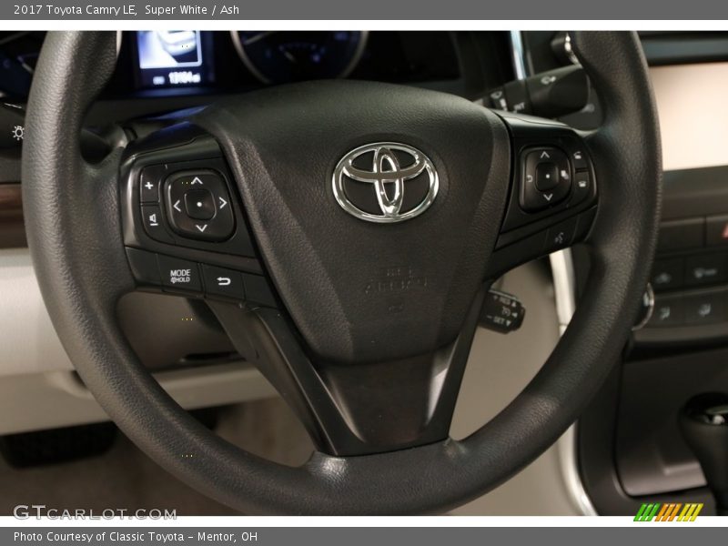 Super White / Ash 2017 Toyota Camry LE