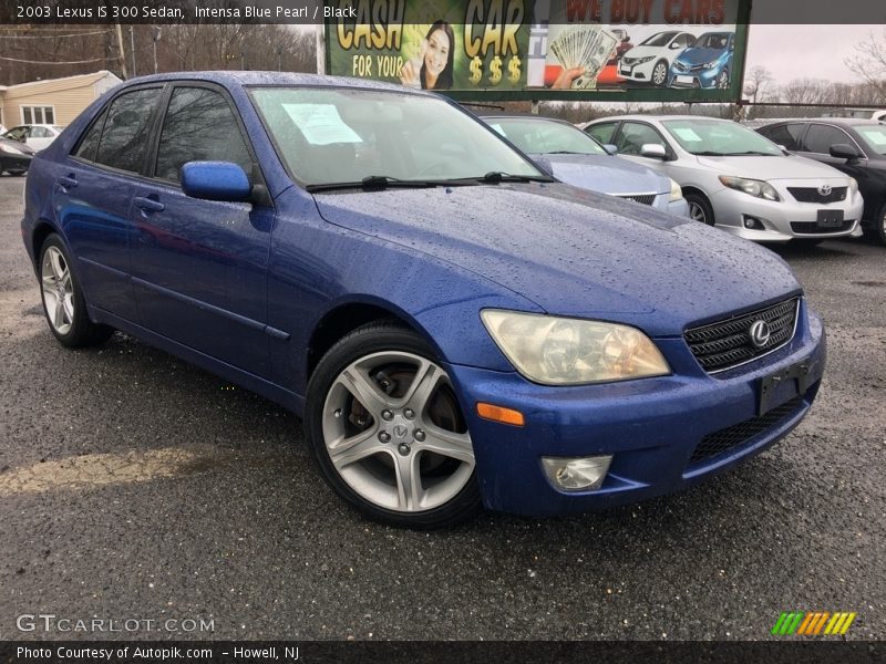 Intensa Blue Pearl / Black 2003 Lexus IS 300 Sedan
