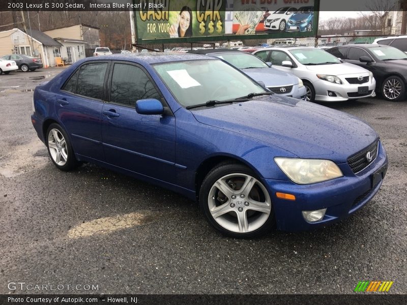 Intensa Blue Pearl / Black 2003 Lexus IS 300 Sedan